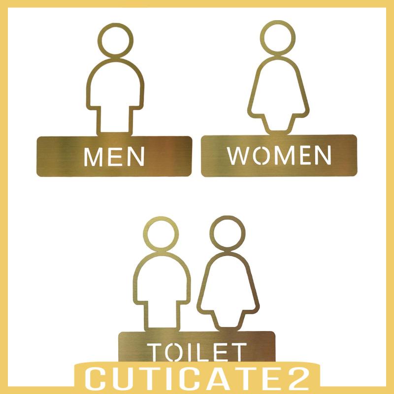 [cuticate2] Toilet Sign Toilet Signage For Washroom Restaurants 