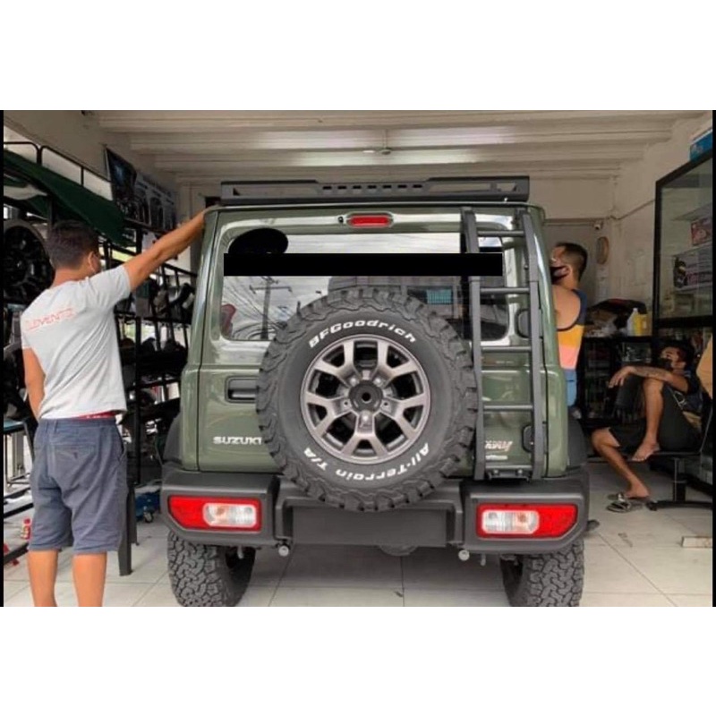 ♞Suzuki Jimny Roof Rack Roof Basket & Ladder 2019 2020 2021 Shopee