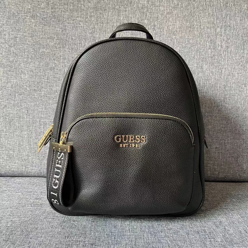 GUESS Medium Leather Backpack for Woman Shopee Philippines