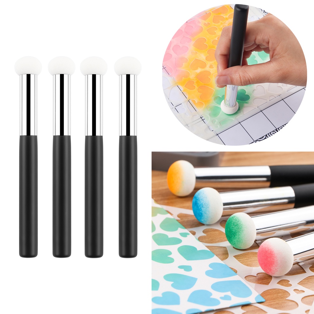 4 Pcs Sponge Applicators Mini Paper Pouncers | Shopee Philippines