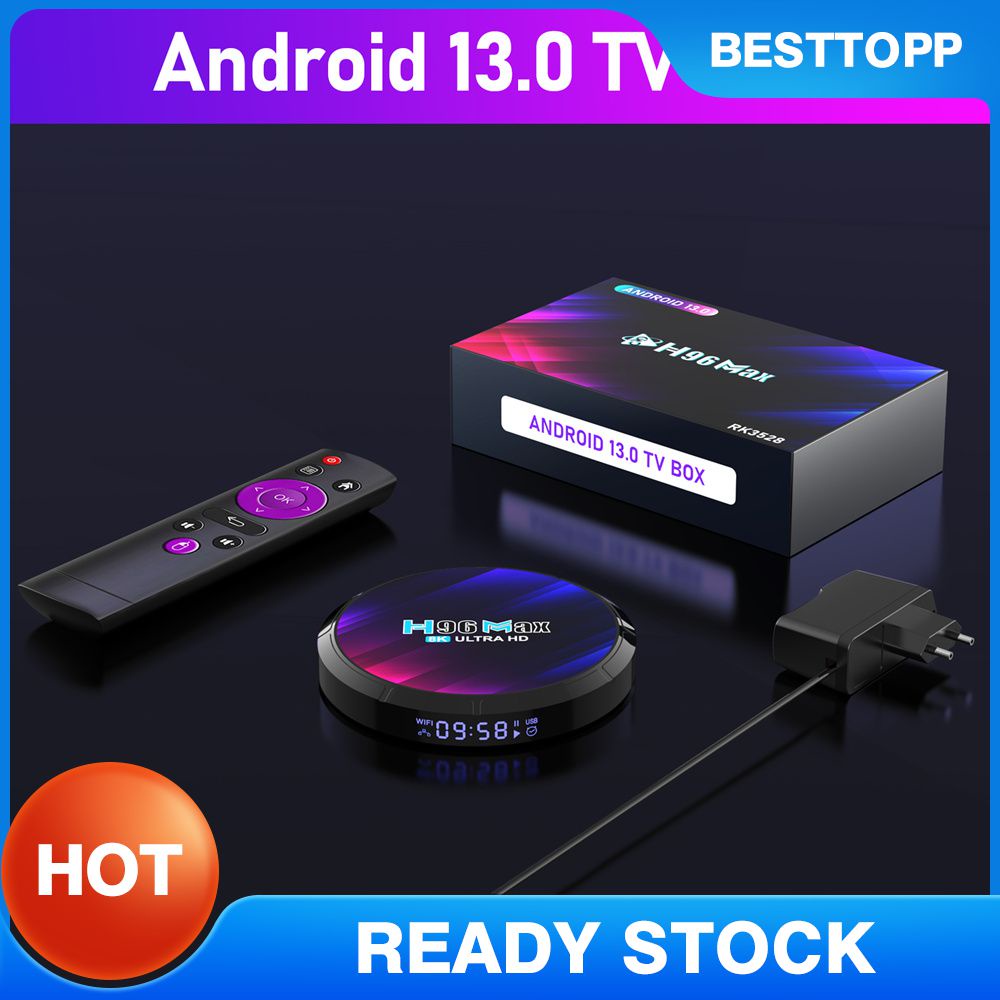 TV Settop Box Voice Assistance TV Settop Box DC 5V/2A Home Screen Projection TV Settop Box