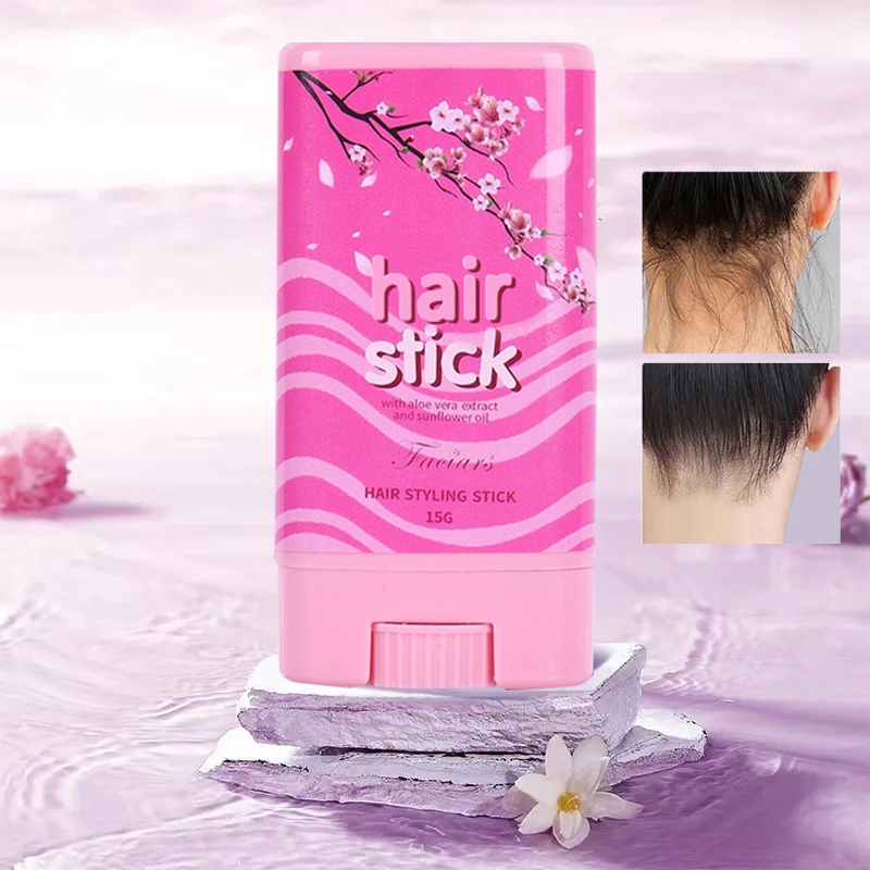 Hair Stick Easy Hair Styling Wax with Aloe Vera Extract, Argan Oil