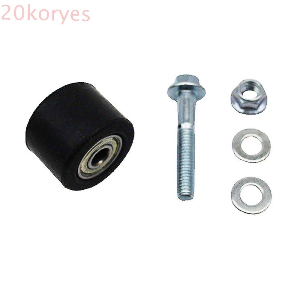 KORYES Motorcycle Chain Roller, 8mm Wheel Guide Motorbike Chain Pulley