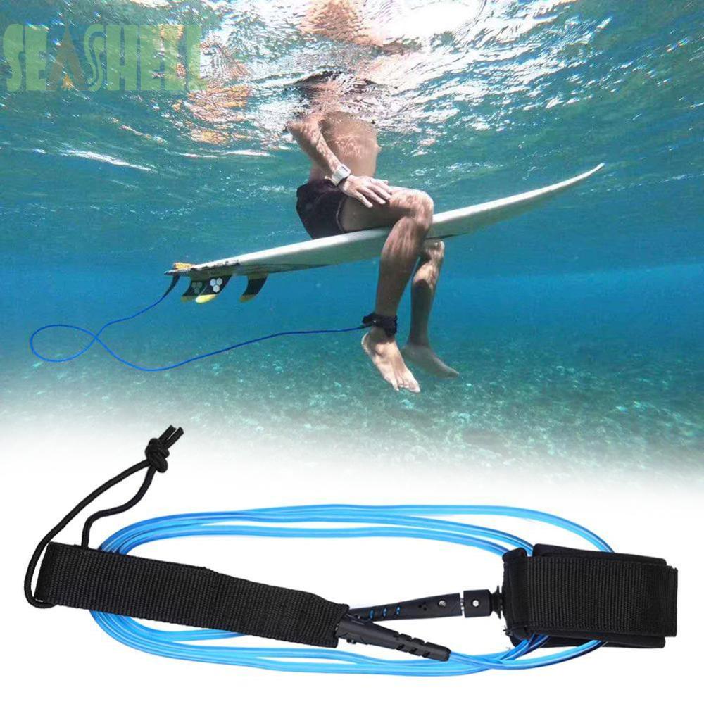 6ft Surfboard Ankle Leash Surfing Surfboard Longboard Safety Elastic ...