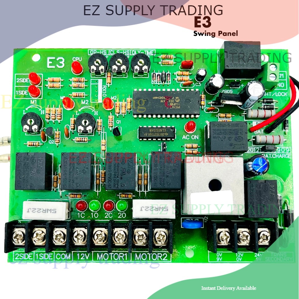 LIVE E3 SWING ARM AUTOGATE CONTROL BOARD PANEL AUTO GATE PCB BOARD ...
