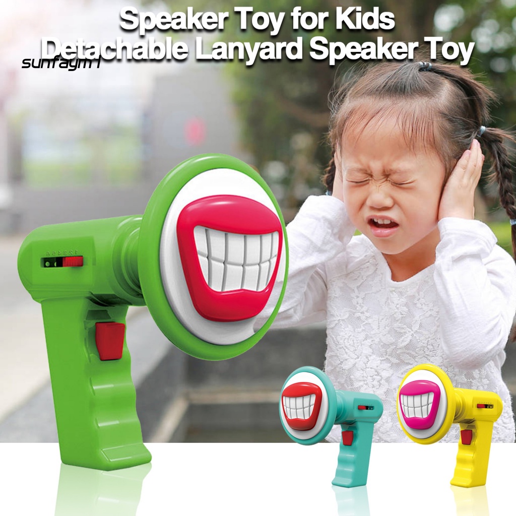 SUNFA Rounded Corner Speaker Toy Speaker Toy for Kids Portable Kids
