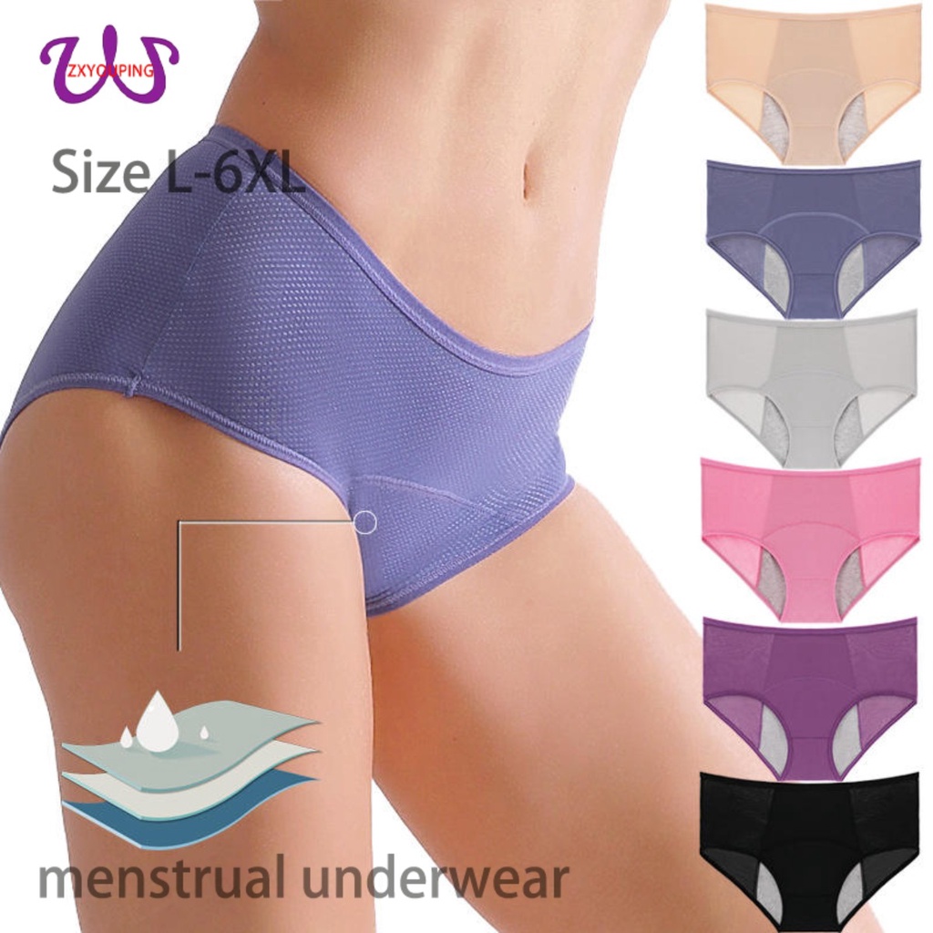 ZXYOUPING 3PCS Women Period Underwear Postpartum Menstrual Panties