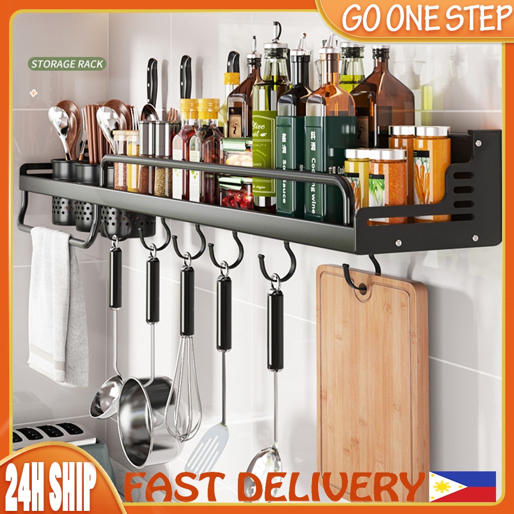 Kitchen Condiments Organizer Wallmounted Utensils Holder Kitchen