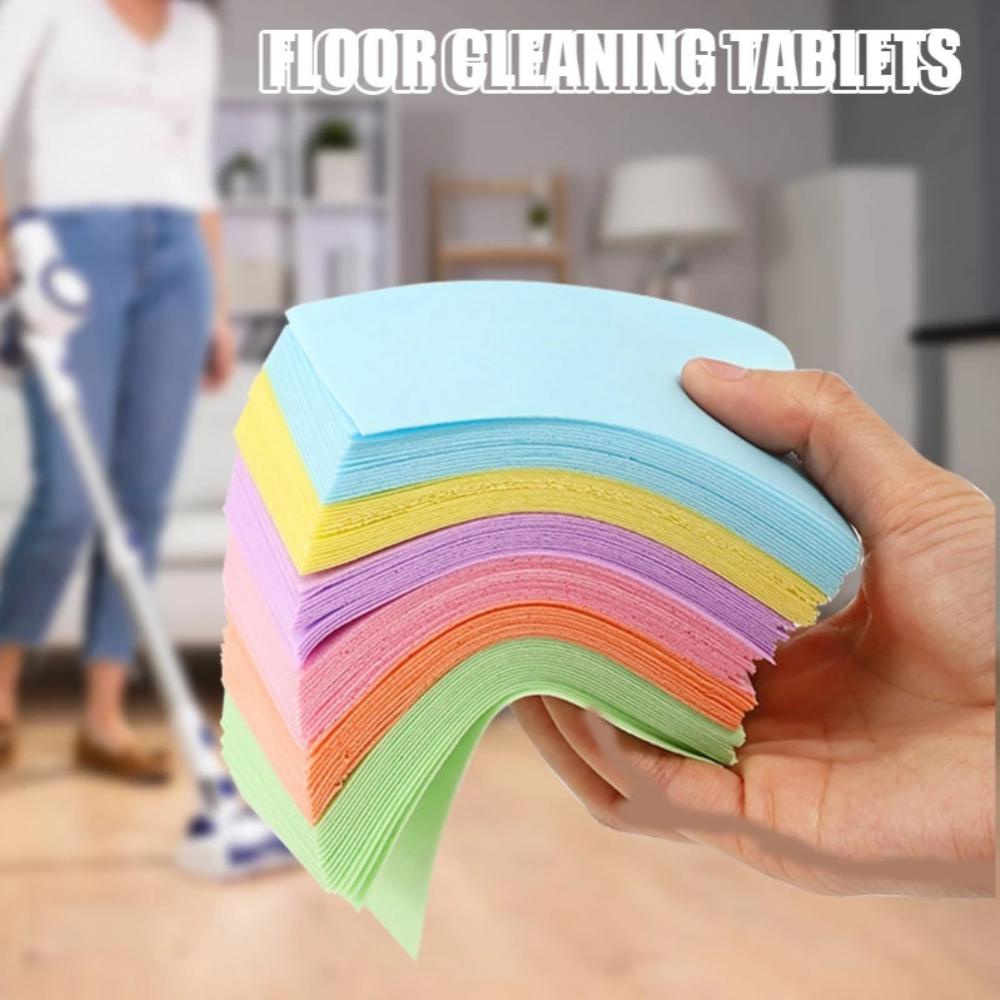 100pcs Floor Cleaner Cleaning Sheet Mopping The Floor Wiping Wooden ...