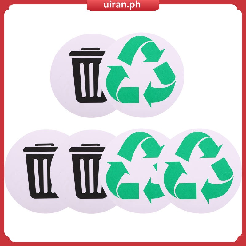 Recycle Trash Decal Sticker Garbage Sorting Stickers Bin Labels ...