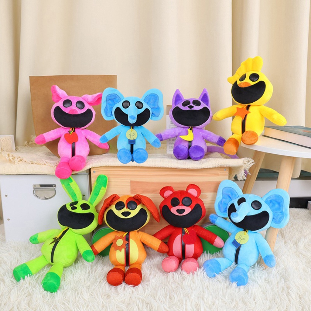 30cm Smiling Critters Plush Toy Cartoon DogDay CatNap PickyPiggy Bubba