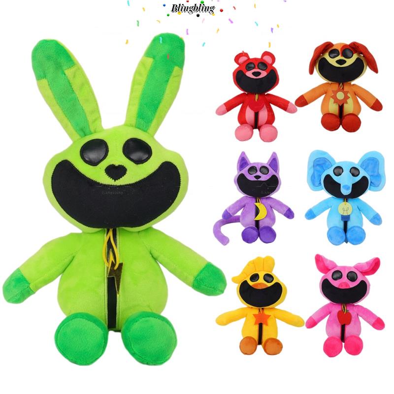 30cm Smiling Critters Plush Toy Cartoon DogDay CatNap PickyPiggy Bubba ...