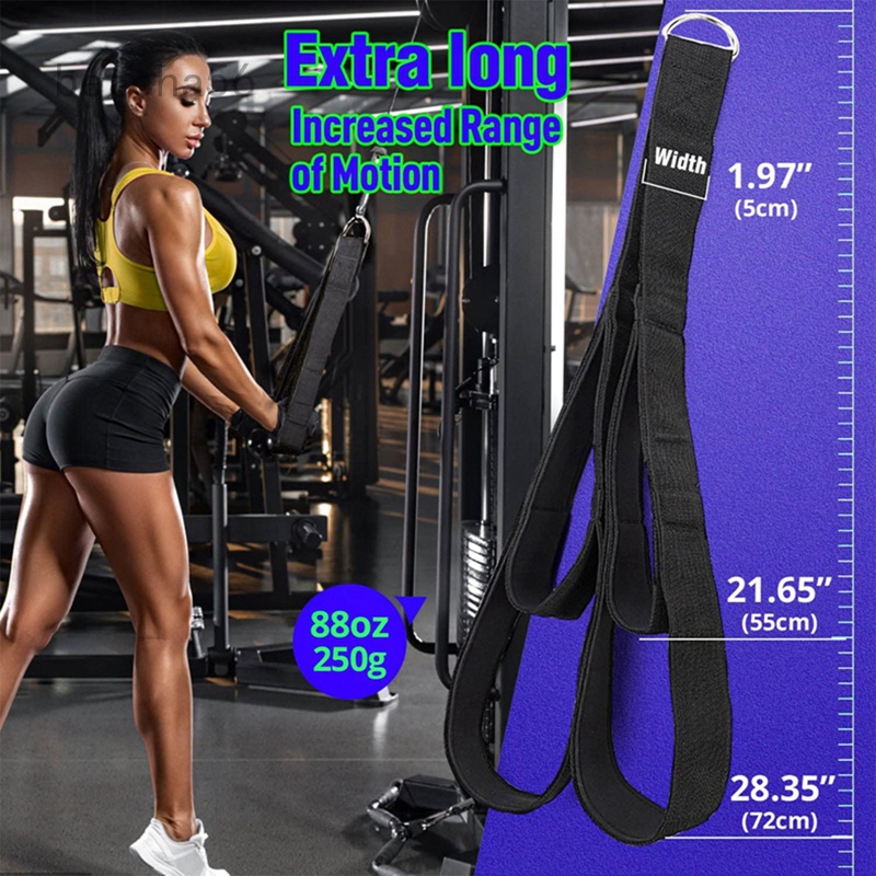 Tricep Rope Pull Down Pulley System Overhead Pull Back Comfortable Cable Vigor Power Gear Tricep Rope Cable Attachment Shopee Philippines