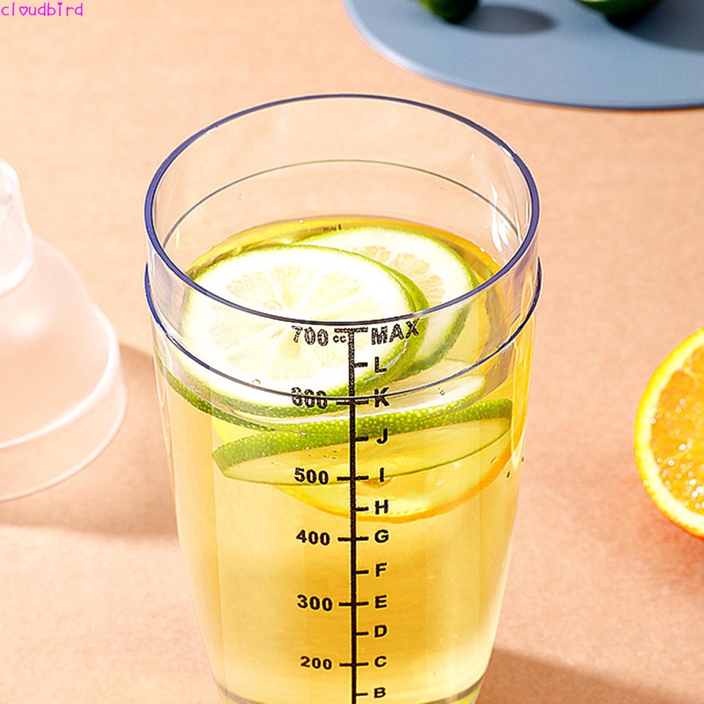 Transparent Measuring PC Cocktail Shaker Wear Resistance with Filter ...