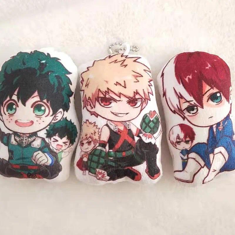 10CM My hero Academia Plush Pendant Dolls Bakugou Katsuki Todoroki ...