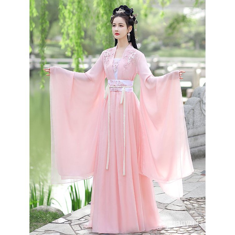 New Pink Hanfu Traditional Clothing 6tuk | Shopee Philippines