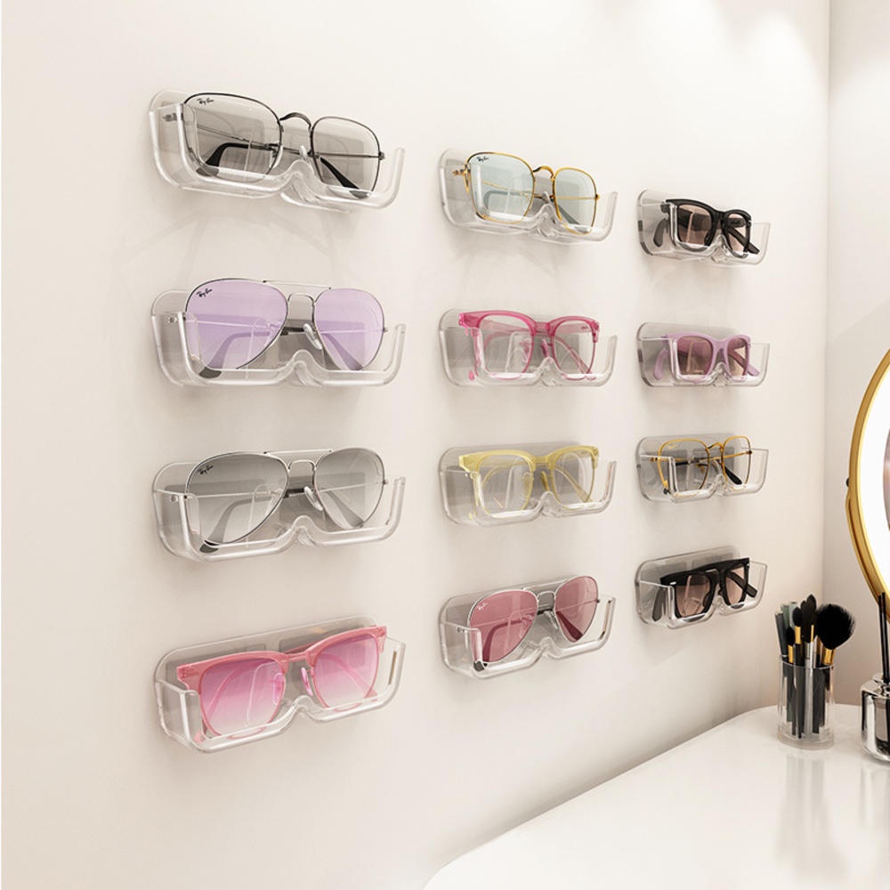 Luxurious Wall-Mounted Glass Display Cabinet: Elegant Sunglasses ...