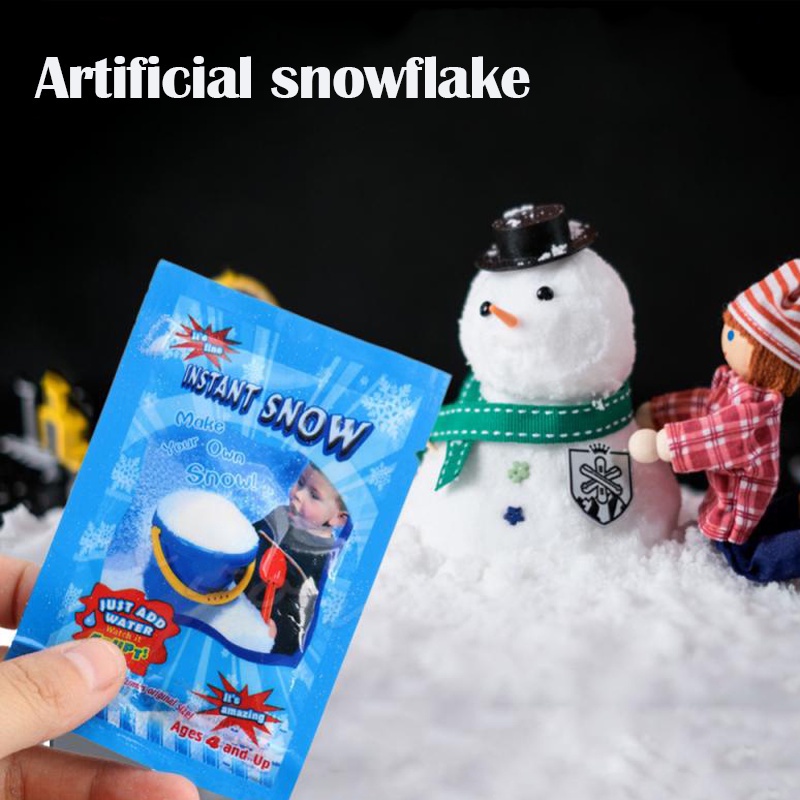 How to make fake snow for christmas decorations