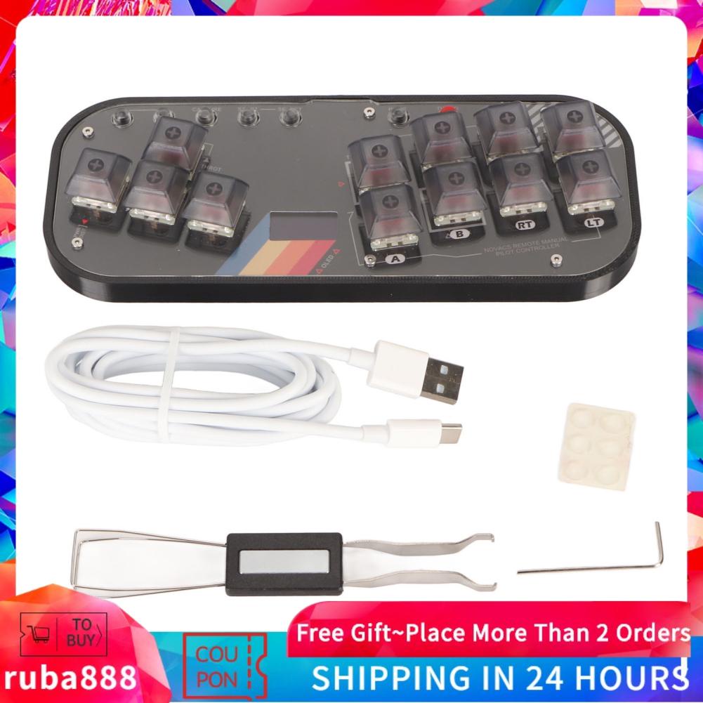 Ruba888 New For Fighting Box Keyboard Hitbox Mini Game Controller SOCD ...