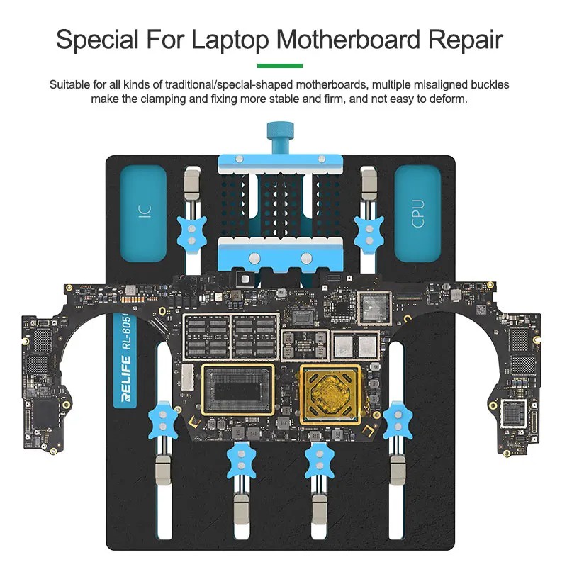 View of Original RELIFE RL-605 Pro Laptop Motherboard Chip Repair Rotating ...
