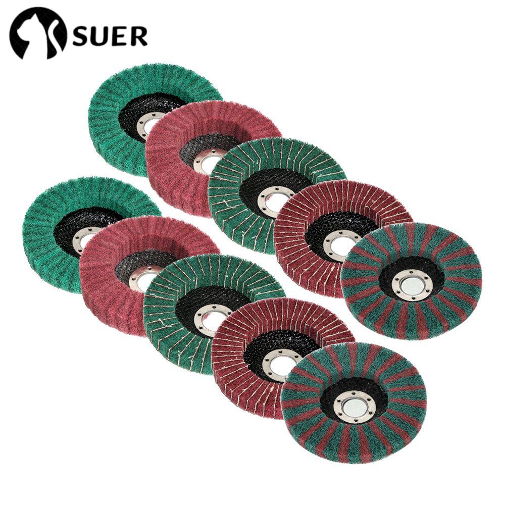 SUDEE Scouring Pads Angle Grinder Grinding Metal Disc Polishing Louver