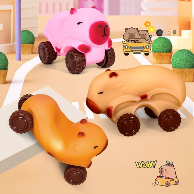 Capybara Squeeze Toy Creative Kid Toy Sliding Car Cozy Funny Pinch Toy ...