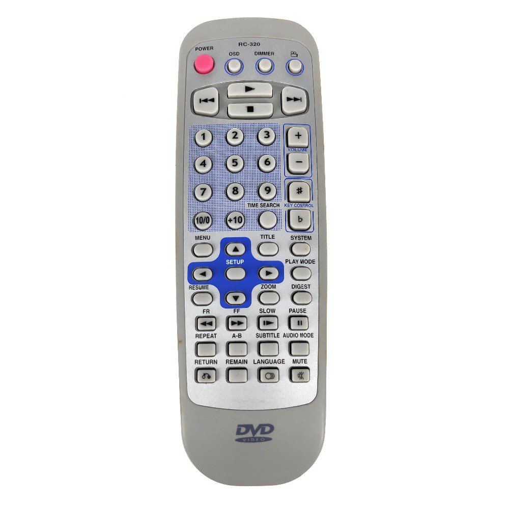 NEW RC-320 for Shinco DVD Video Remote Control for DVD1500 DVD2110 ...