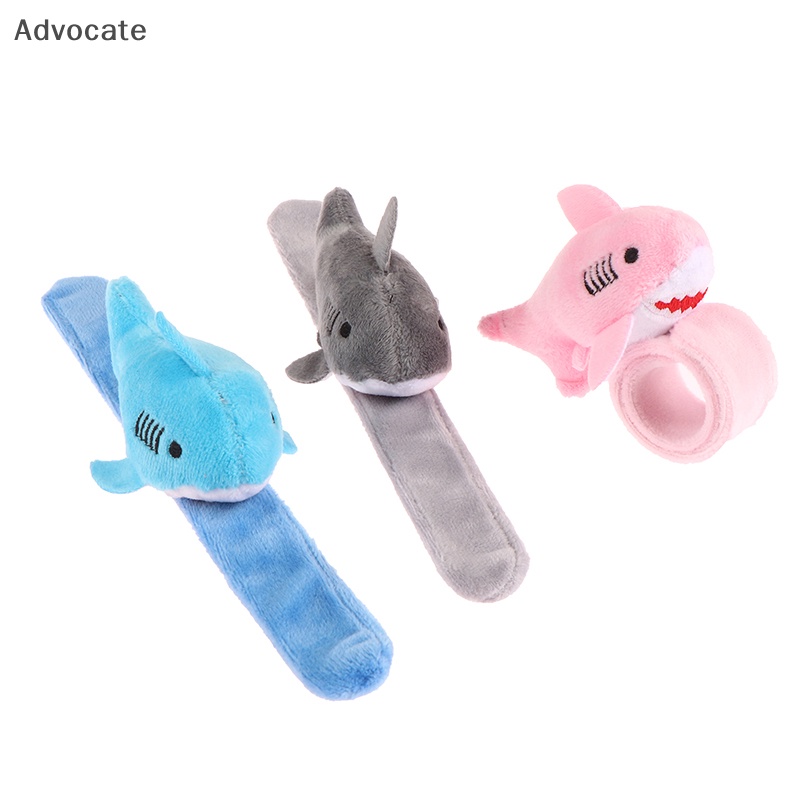 Advocate Cute Plush Shark Wristband Stuffed Animal Slap Bracelet Slap ...