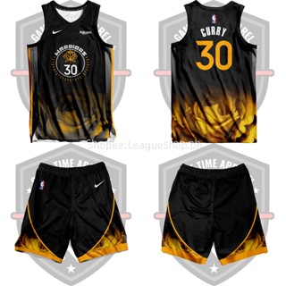 COD】 Kids Basketball Jersey Uniform Golden State Warriors Jersey