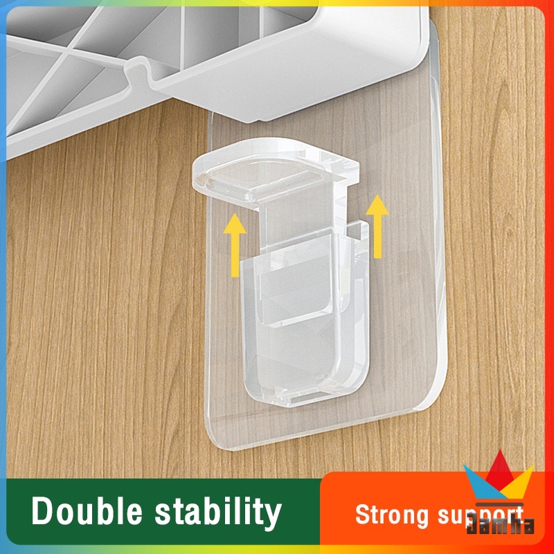 Jamha Shelf Support Right Angle Plastic Partition Clapboard Cabinet ...