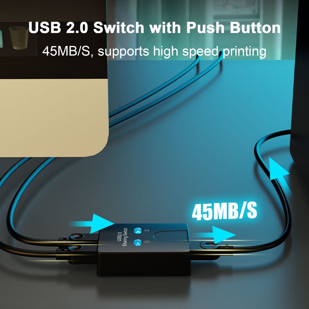ET Usb Switch for Printers and Scanners Ultrafast Data Transfer Usb 2