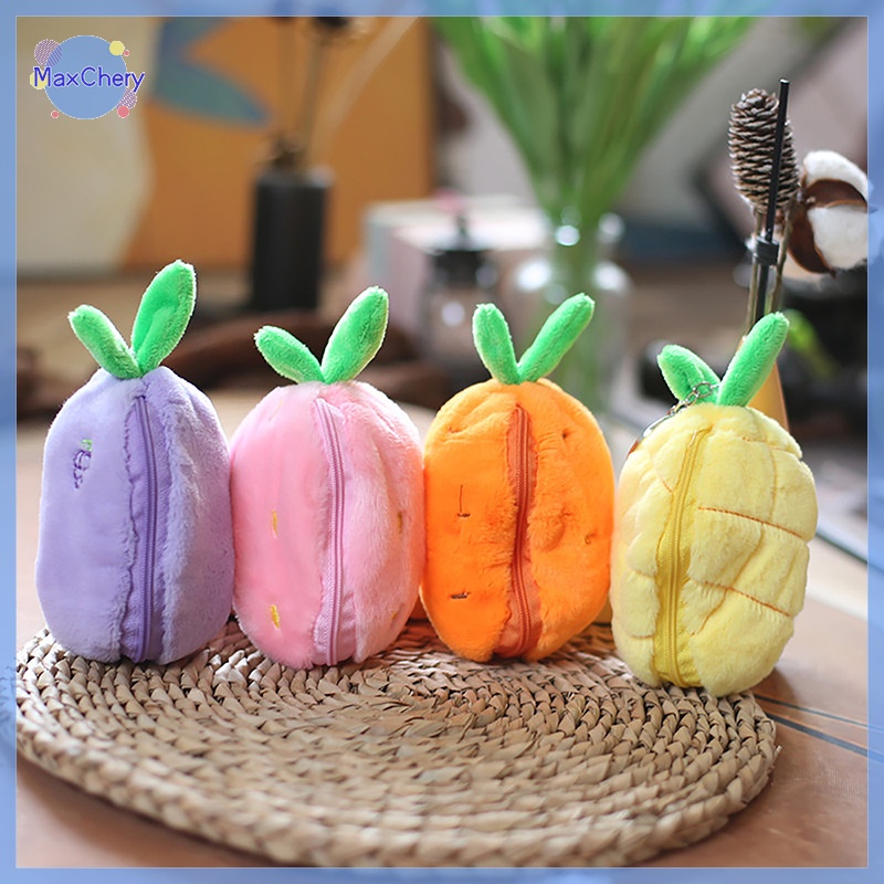 MCHY> 12cm Cosplay Pineapple Strawberry Carrot Rabbit Toy Stuffed ...