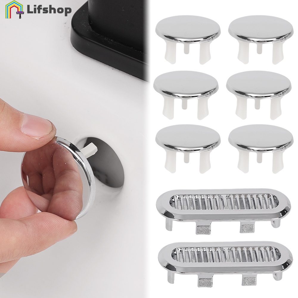 Sink Overflow Ring / Plastic Sink Hole Overflow Cover / Replacement