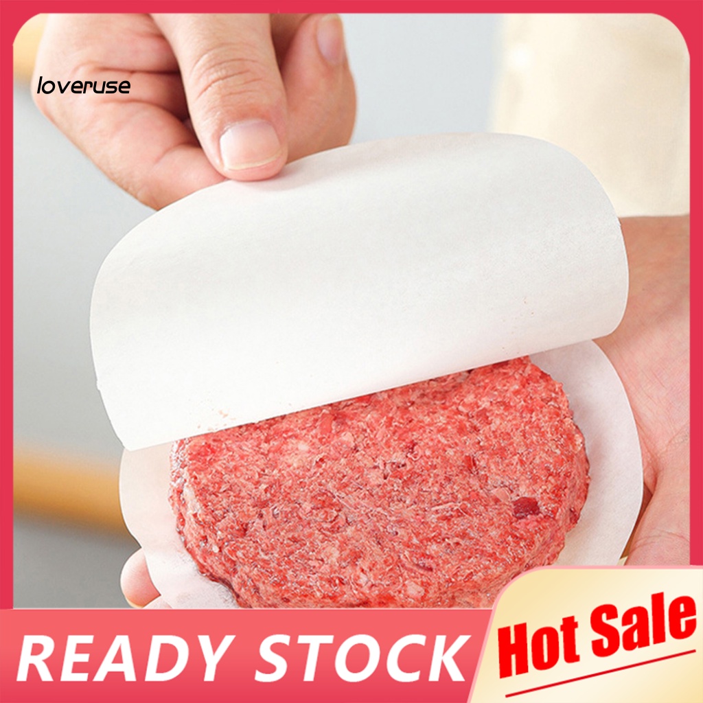 /LO/ Greaseproof Wax Papers Hamburger Press Liners Nonstick Hamburger
