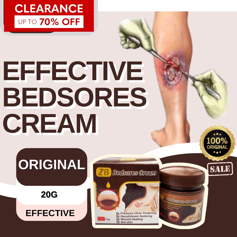 MMS Effective Bedsores Cream Heal Wounds Pressure Ulcer Festering Rot