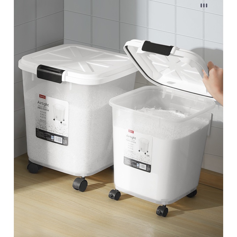 Airtight Storage Containers Stainless Steel Stock Pot - Kitchen
