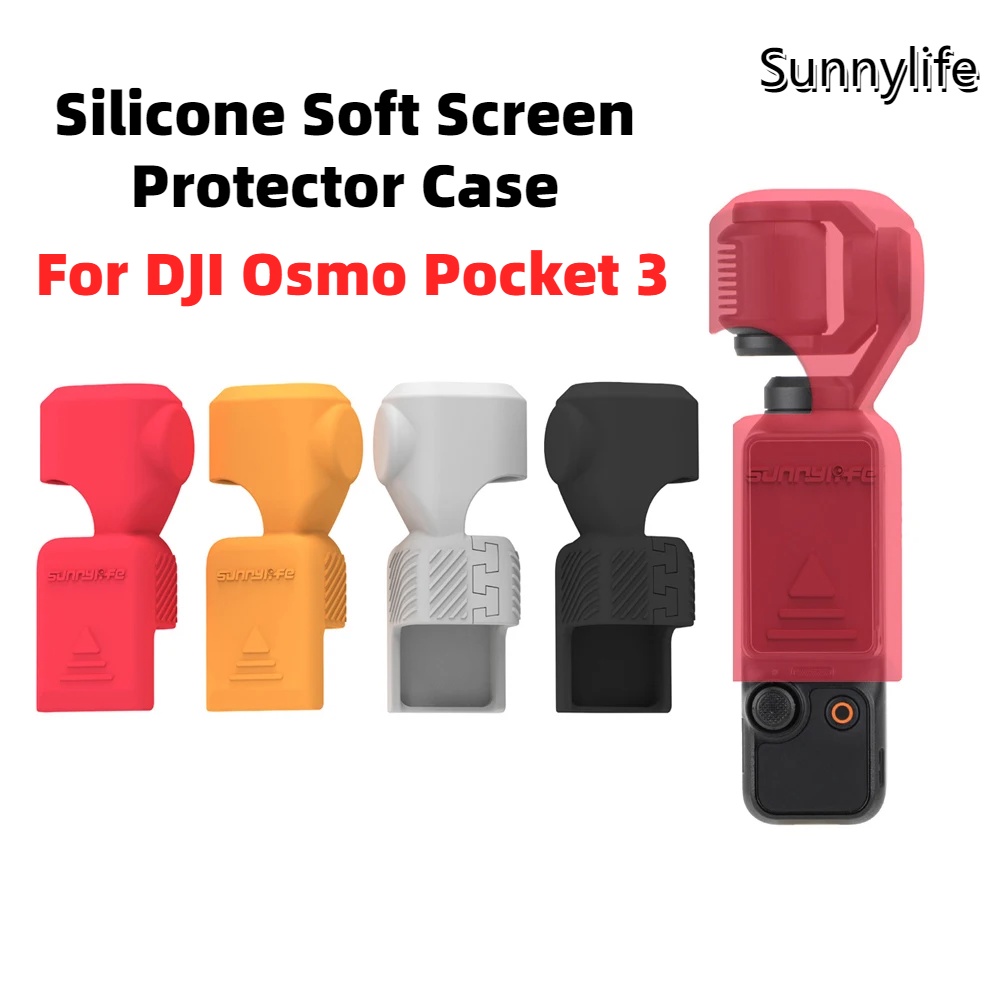 For DJI Pocket Lens Cap Silicone Soft Screen Protector Case For DJI Osmo  Pocket Gimbal Guard Spare Parts Camera Accessories