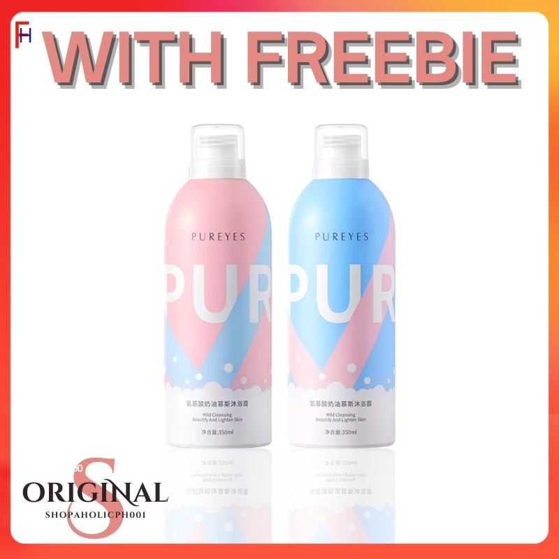 FH Pureyes Amino Acid Cream Mousse Shower Gel Whitening Perfume Body ...