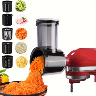 Slicer/Shredder Attachment for KitchenAid Stand Mixer, Salad Machine with  Vegetable Slicer, Salad Maker Slicer/Shredde ,2024,new - AliExpress