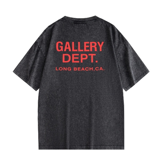 Ready Stock Leisure Hip Hop GALLERY DEPT Washed Old Couple T-shirt ...