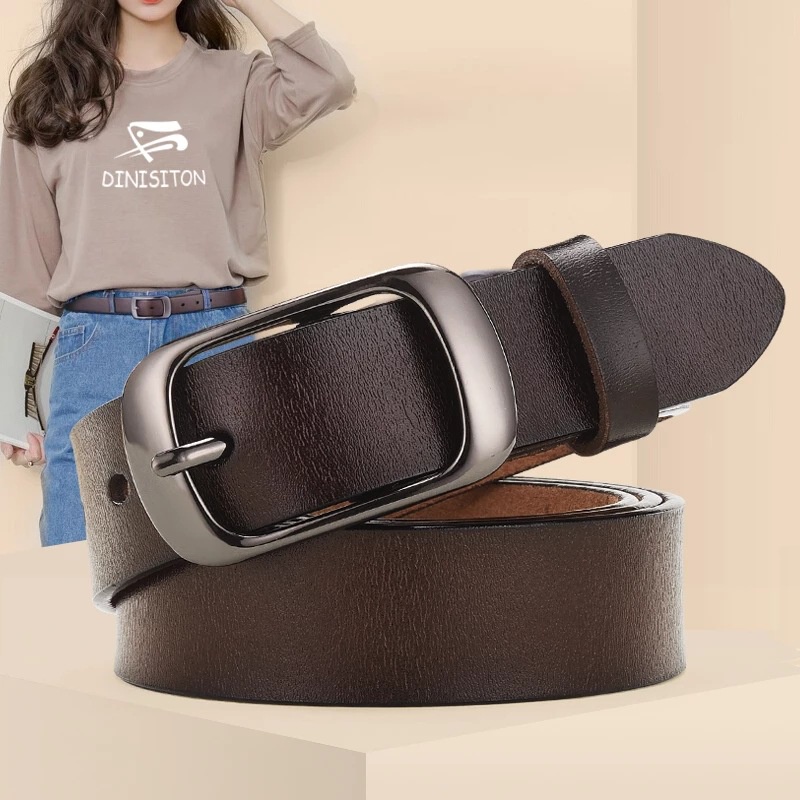 Women Belts Women Casual Waistband Leather Belt/ Adjustable Length Dress  Belt