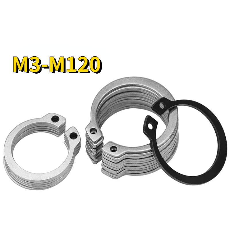 [HNK] B893 Bearing Hole Circlip C-Type 304 Stainless Steel Hole Elastic ...