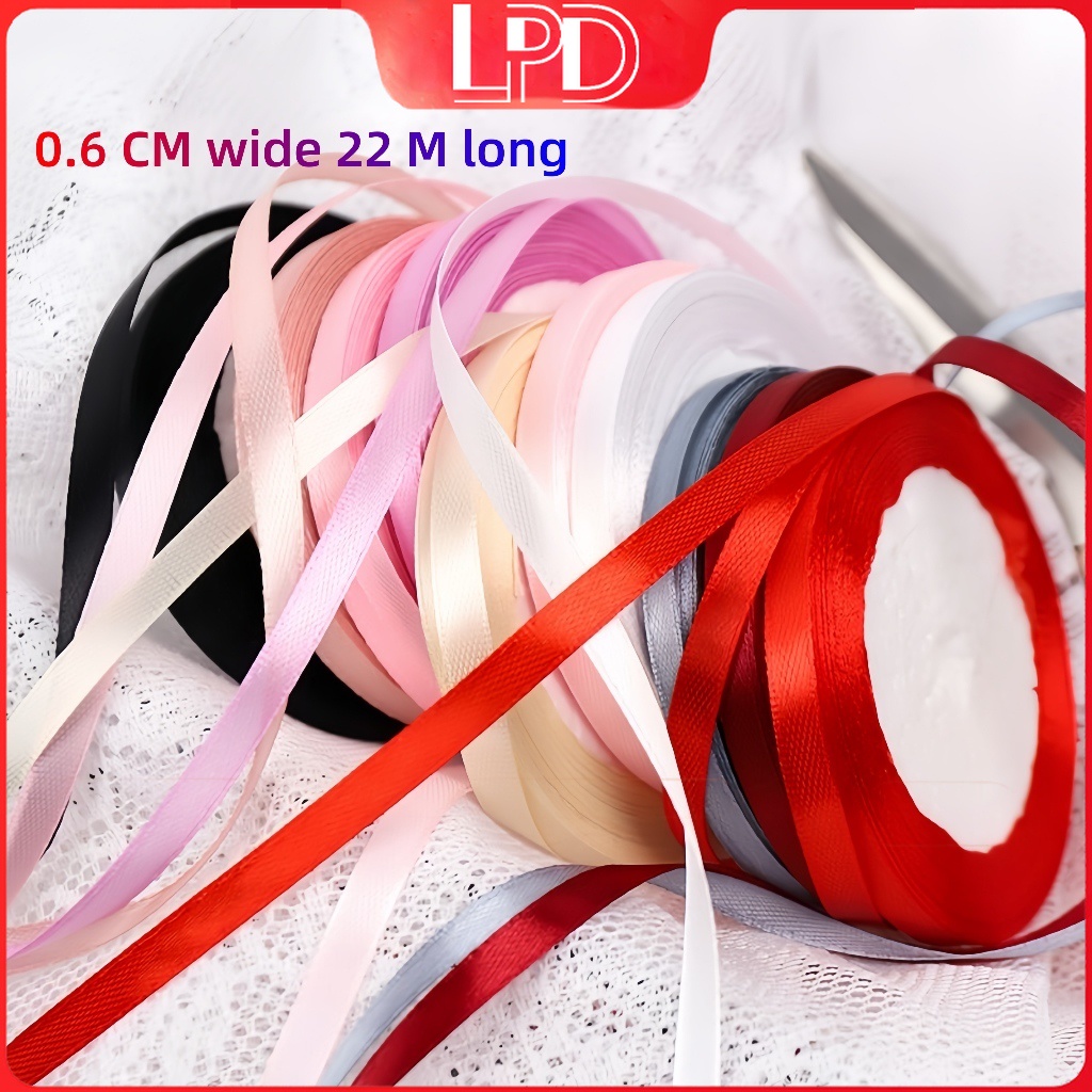 LPD 0.6CM ribbon satin ribbon decorative ribbon gift packaging Ribbons