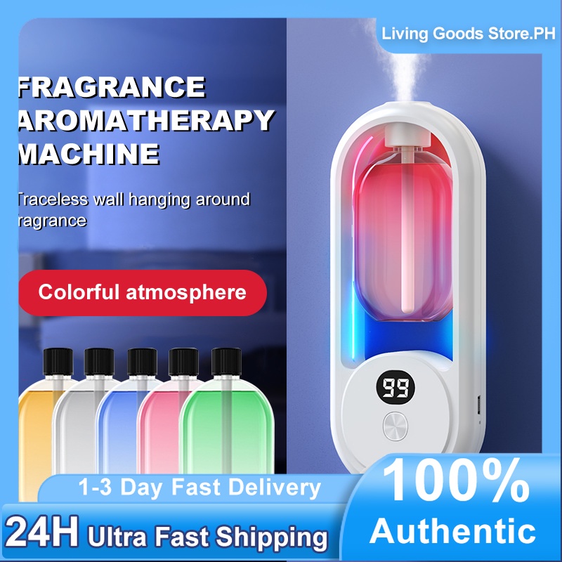 Rechargeable Fragrance Machine Digital Display Automatic Air Aroma Diffuser essential oil
