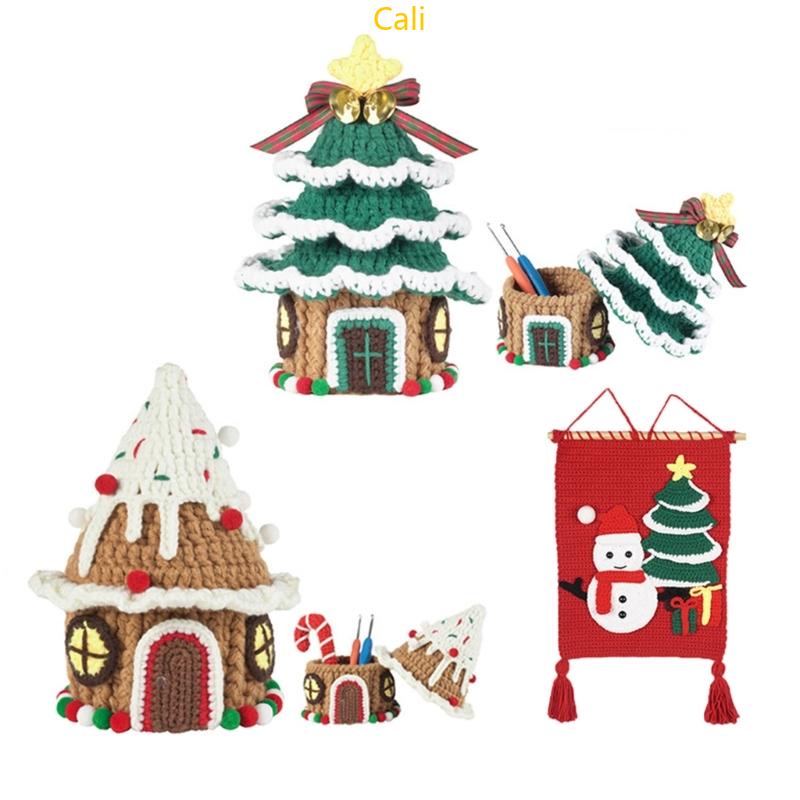 Cali Christmas Crochet Kits DIY Crochet Kits Beginners Cute Animal Kits