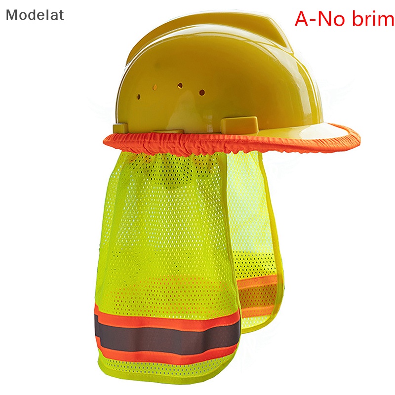 Modelat Summer Sun Shade Safety Hard Hat Neck Shield Helmets Reflective Hat Brim Reflective Cap Cover for Construction Workers ph