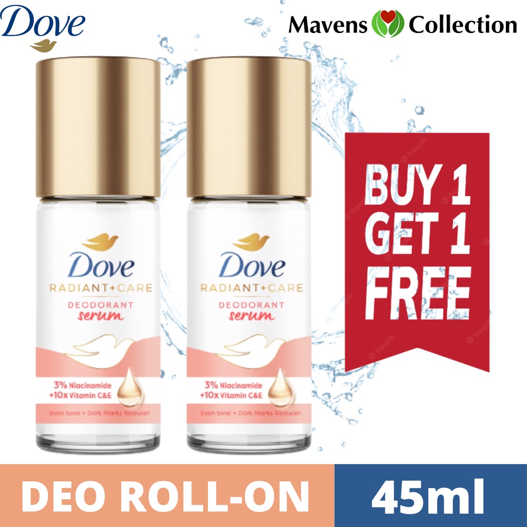 (Buy 1 Take 1) DOVE Radiant+ Care Deodorant Serum 3 Niacinamide +10x