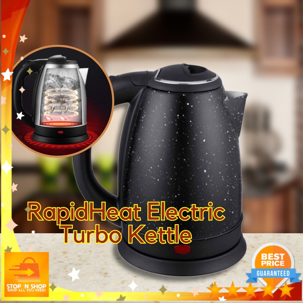 SNS 2L Heater Kettle Matte Stainless Steel Electric Kettle Water