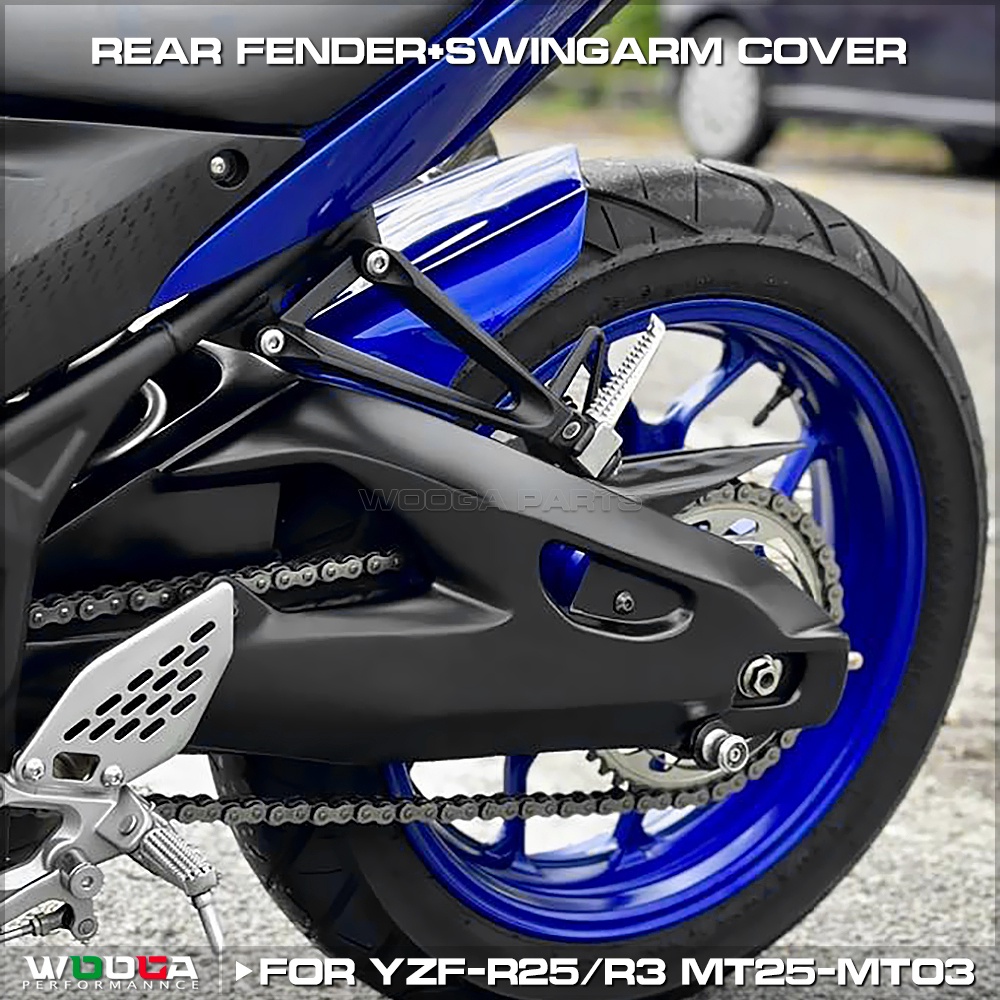 Swingarm Enhancer Cover For Yamaha YZF R3 R25 2015-2025 Rear Fender ...