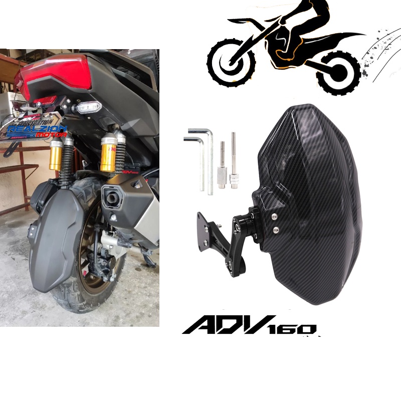 Tire Hugger Can Fit For Adv Honda Adv Pcs Easy Installation Solid Mudguard Rear Fender